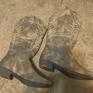 JustFab Cowgirl Boots Size 9